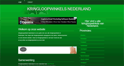 Desktop Screenshot of kringloopwinkelsnederland.nl